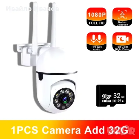 5G WIFI IP камера , снимка 4 - IP камери - 40838970