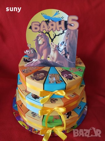 Картонена торта Цар Лъв 5, снимка 3 - Други - 26656205