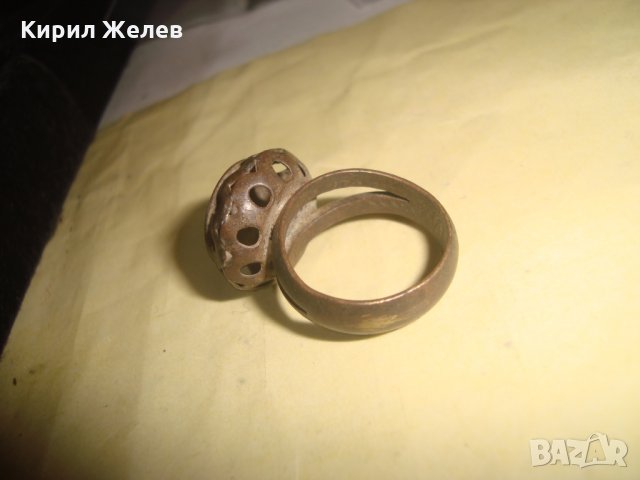 СТАР РЯДЪК МЕДЕН ПРЪСТЕН ПЕЧАТ с ОСМАНСКА ТУГРА и НАДПИСИ ОТВЪТРЕ РЪЧНА ИЗРАБОТКА 22595, снимка 13 - Антикварни и старинни предмети - 33045273