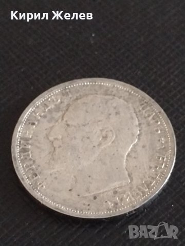 Сребърна монета 1 лев 1913г. Царство България Цар Фердинанд първи 43010, снимка 10 - Нумизматика и бонистика - 43966563