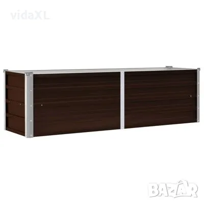 vidaXL Градинска висока леха кафява(SKU:45718, снимка 1 - Други - 47921520