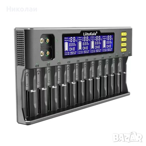 Професионално, зарядно и тестер за батерии LiitoKala Lii-S12, снимка 10 - Други инструменти - 43165236
