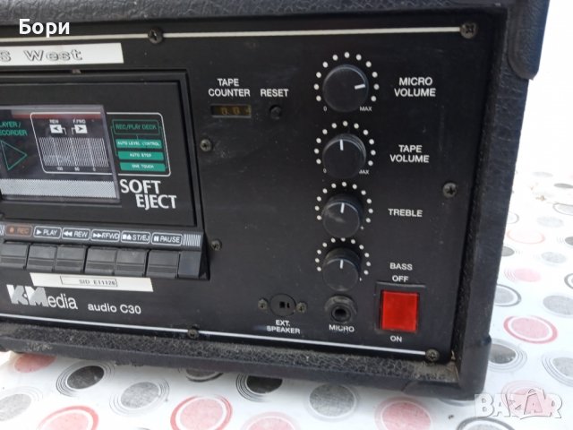 K-Media Audio C30 Касетофон, снимка 7 - Радиокасетофони, транзистори - 39049043