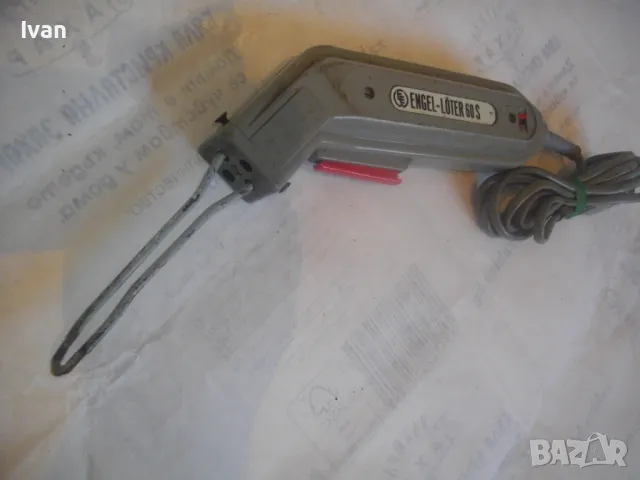 ЕЛЕКТРИЧЕСКА ЛЕПАЧКА ЗА ПЛАСТМАСА НЕМСКА СТАРО КАЧЕСТВО 60W ОТЛИЧНА ДВОЙНА ЧОВКА ENGEL LOTER, снимка 2 - Други инструменти - 48603806