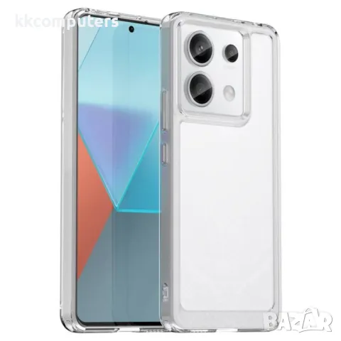 Калъф силикон Crystal /Прозрачен/ за Xiaomi Redmi Note 13 Pro 5G Баркод : 3131850, снимка 2 - Калъфи, кейсове - 49881830