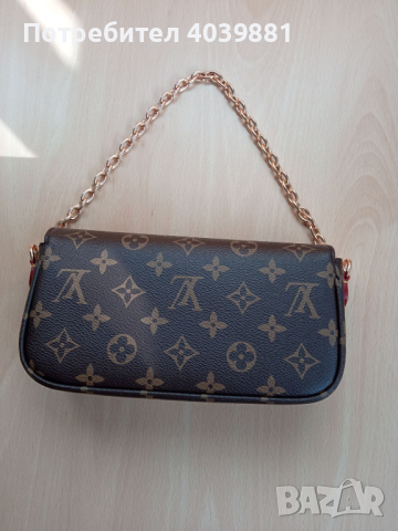 Дамска Чанта Louis Vuitton с Каишка Дамски Портфейл Портмоне с Верижка Wallet on Chain Ivy , снимка 4 - Чанти - 44900966