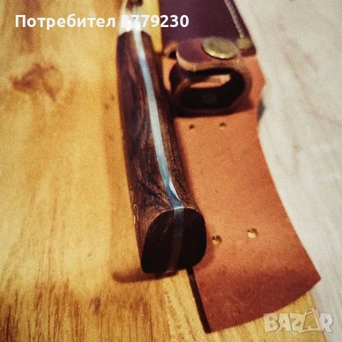 Нож ръчна изработка на Майстор П.Неделев, снимка 5 - Ножове - 50885554