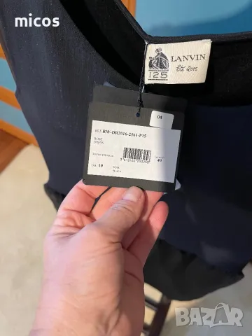 450лв само до 20.12!Lanvin,Маркова рокля ,оригинал Италия, снимка 5 - Рокли - 47953755