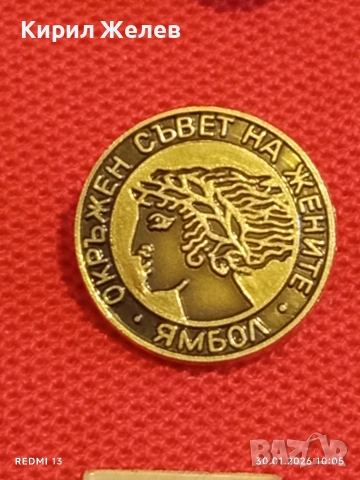 Лот 10 броя значки стари редки от соца за КОЛЕКЦИОНЕРИ 53579, снимка 8 - Колекции - 53279714