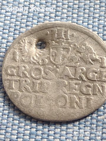 Сребърна монета 3 гроша 1621г. Сигизмунд трети ПОЛША 28430, снимка 6 - Нумизматика и бонистика - 42969933