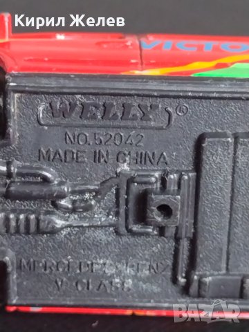 Метална количка MERCEDES BENZ V - CLASS MADE IN CHINA WELLY микробус за КОЛЕКЦИЯ ДЕКОРАЦИЯ 37628, снимка 9 - Колекции - 40662727