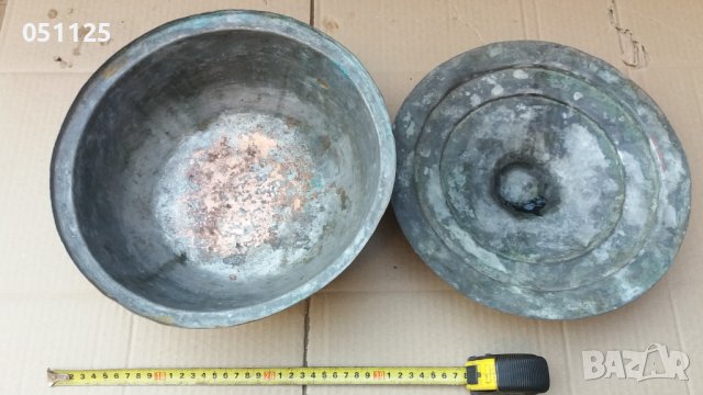 кована възрожденска бакърена тенджера , снимка 5 - Антикварни и старинни предмети - 43481425