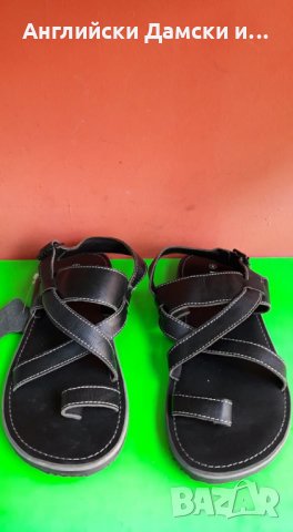 Английски мъжки сандали естествена кожа, снимка 3 - Мъжки сандали - 28351426