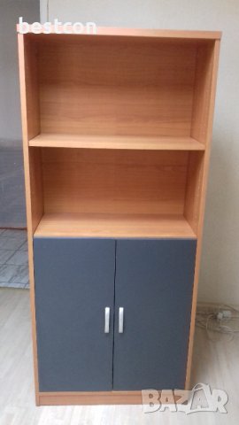 Секция - 1/2 2 рафта + 1/2 черни врати