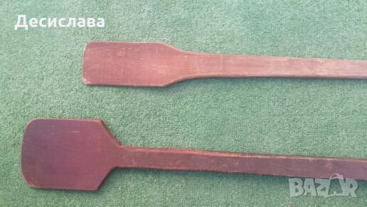 Дълги дървени лъжици отпреди 40 години, снимка 2 - Други ценни предмети - 26411490