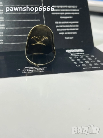 Златен пръстен 14К, снимка 4 - Пръстени - 52522214