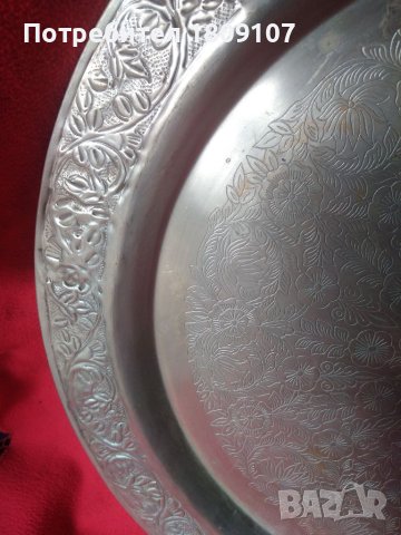 Тава-поднос , снимка 3 - Антикварни и старинни предмети - 40387153