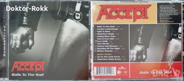 Accept - оригинални и неофициални дискове , снимка 2 - CD дискове - 50871506