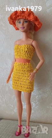 Дрехи за кукла Барби нови ръчно изработени , снимка 10 - Кукли - 50309093