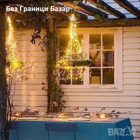 Нова Водоустойчива LED верига 220 диода 25 метра, 8 режима и дистанционно Украса Коледа, снимка 5 - Други - 52483235
