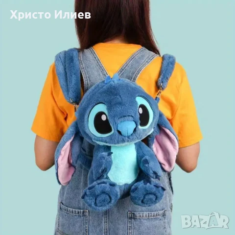 Раница 3D Плюшена Лило и Стич Disney Lilo & Stitch