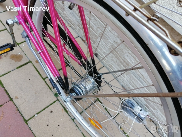 Дамски розов велосипед Vintage 28 , снимка 7 - Велосипеди - 52770346