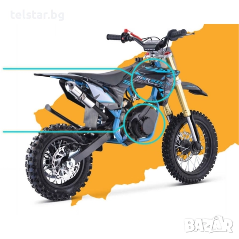 Детски кросов мотор MXR 70CC Нов модел / DIRT BIKE с добавена функция "Лесен старт"., снимка 17 - Мотоциклети и мототехника - 52424956
