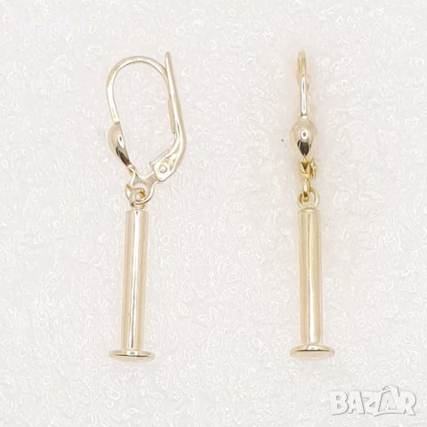 Златни обеци , снимка 2 - Обеци - 42978527