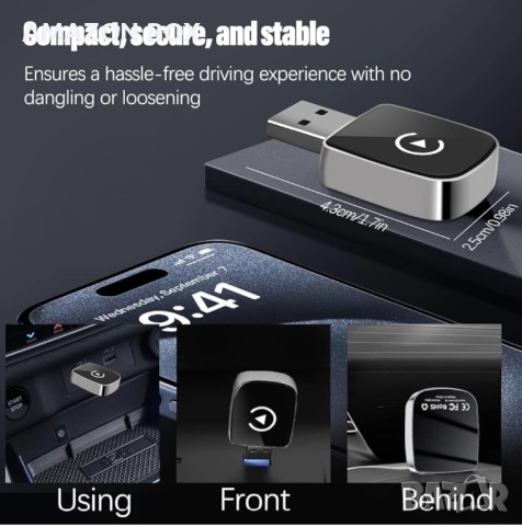 НАМАЛЕНИЕ! НОВ CarPlay - iOS 10+, снимка 6 - Навигация за кола - 52084515