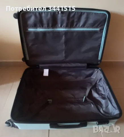 Голям куфар с 4 колела 80.6L, 74 x 51 x 31 cm, 4.3 kg, TSA ключалка , снимка 5 - Куфари - 47483991