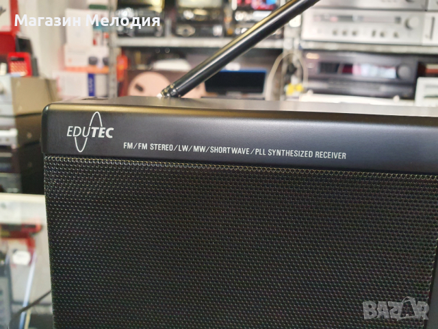 Радио Edutec ATS 818 В отлично техническо и визуално състояние., снимка 4 - Радиокасетофони, транзистори - 44891031