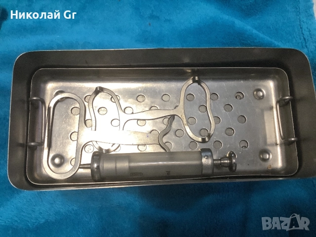 Медицински стерилизатор  1960 години неръждаема стомана , снимка 3 - Други ценни предмети - 52583270