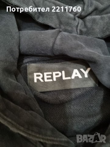 Мъжка ватирана блуза Replay , снимка 3 - Суичъри - 38967757