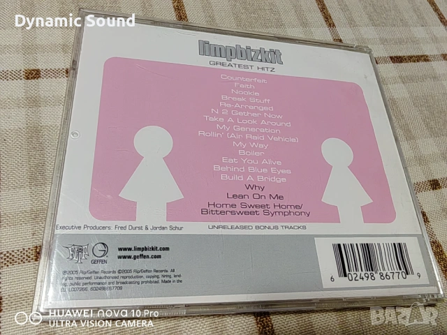ОРИГИНАЛНИ СД - Limp Bizkit - 5 броя за 48€, снимка 13 - CD дискове - 53476958