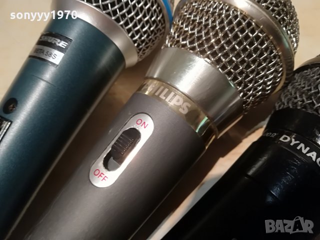 dynacord & shure & philips-profi mic, снимка 7 - Микрофони - 28874578