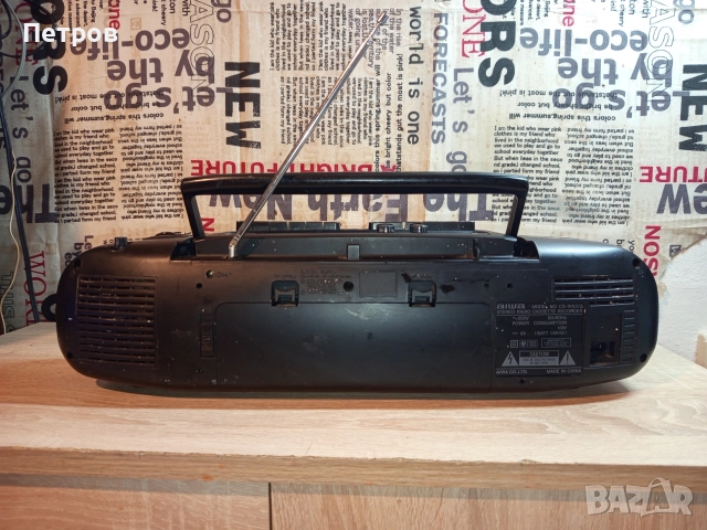 Касетофон "AIWA"CS-WN31Z, снимка 3 - Радиокасетофони, транзистори - 52703297