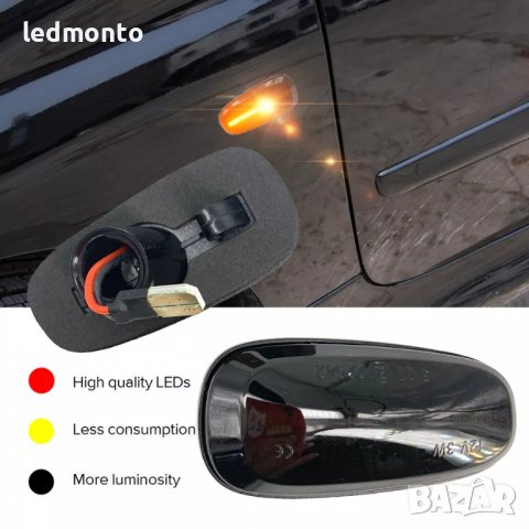 LED мигач бягащ мигачи Opel за Zafira A Astra g тунинг мигачи opel , снимка 5 - Части - 38515974