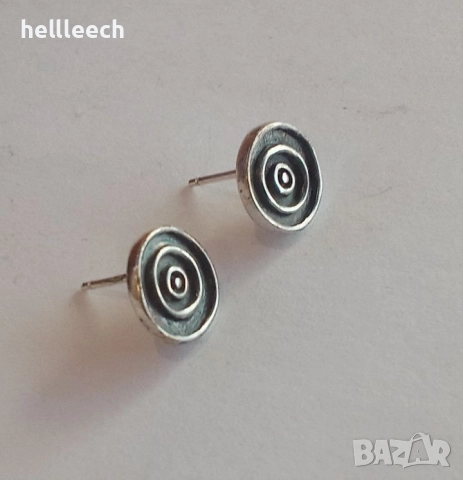 Сребърни обеци, снимка 3 - Обеци - 52827837