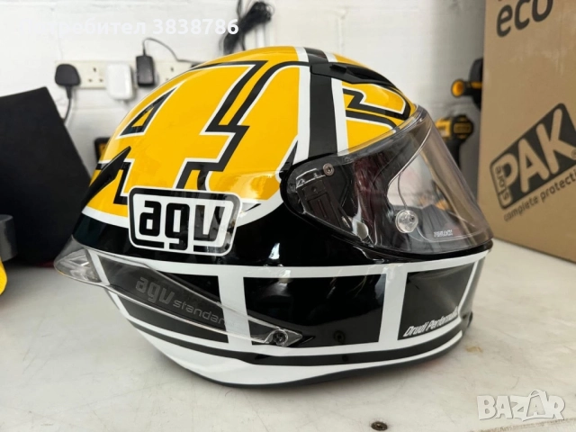 Agv corsa R Rossi edition, снимка 3 - Аксесоари и консумативи - 52198476