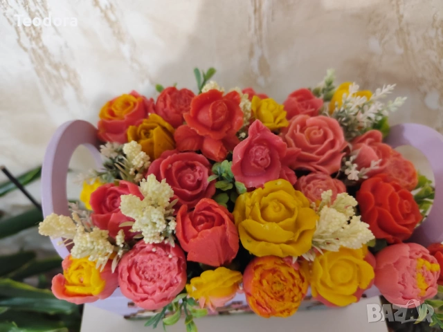 Цветя от сапун, снимка 2 - Други - 53390106