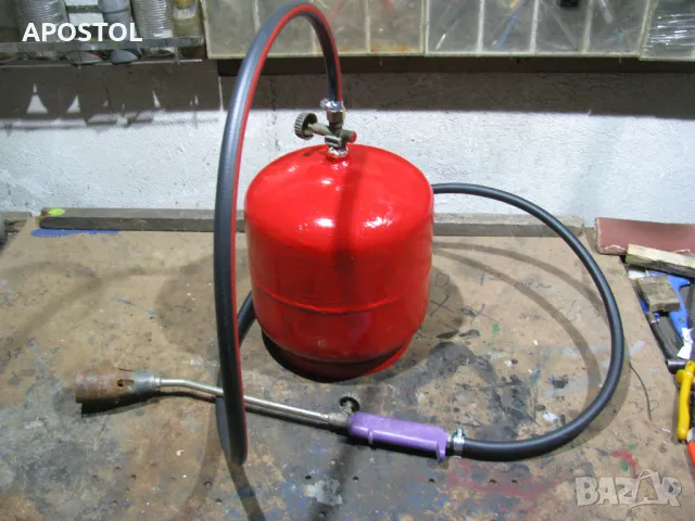  	Газова бутилка в комплект с горелка, снимка 1