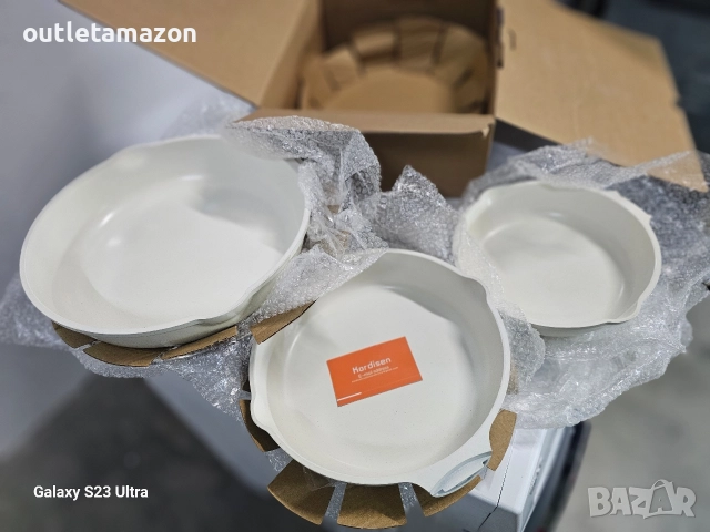 тигани Kordisen с незалепващо покритие и капак, 3 керамични тигана за готвене, нетоксични, снимка 7 - Съдове за готвене - 52882549