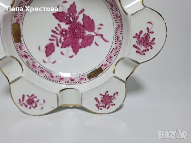 Herend  -П@п@лник от унгарски порцелан , снимка 6 - Други - 49694582