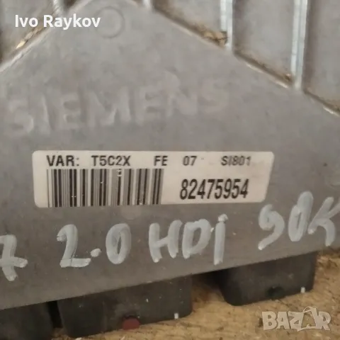 Компютър Двигател за Пежо 307 2.0 HDI 90к.с , Peugeot 307 HDI 2.0, 5ws40030b-t, снимка 2 - Части - 47919132