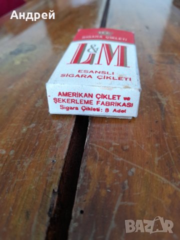 Стара цигарена дъвка,дъвки LM, снимка 2 - Други ценни предмети - 33048878