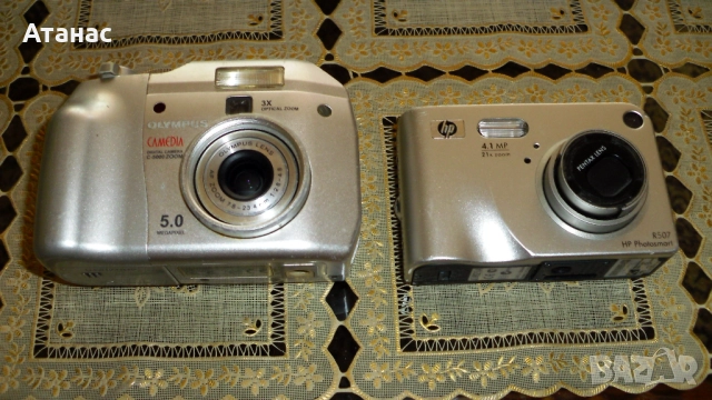 Фотоапарати OLYMPUS и HP за ремонт за части, снимка 1
