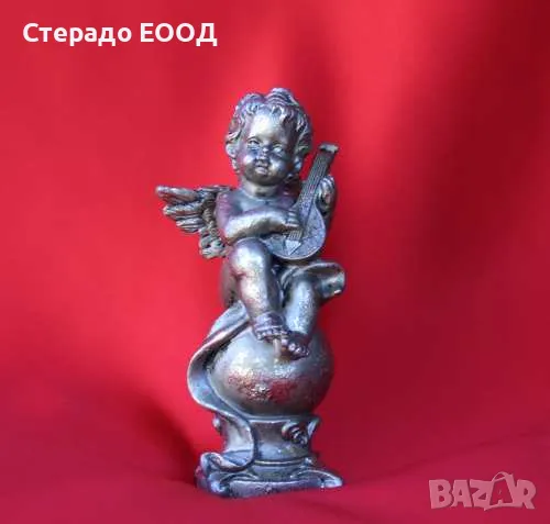 АНГЕЛЧЕ С МАНДОЛИНА, снимка 4 - Декорация за дома - 50377853