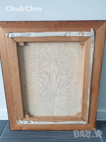 Nicol 65х55см/картина масло върху платно/женски портрет/момиче в народна носия/дървена рамка, снимка 8 - Картини - 52364358