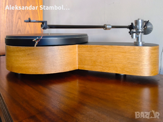 Ръчно изработен бутиков грамофон с рамо 12 инча, снимка 2 - Грамофони - 51805212