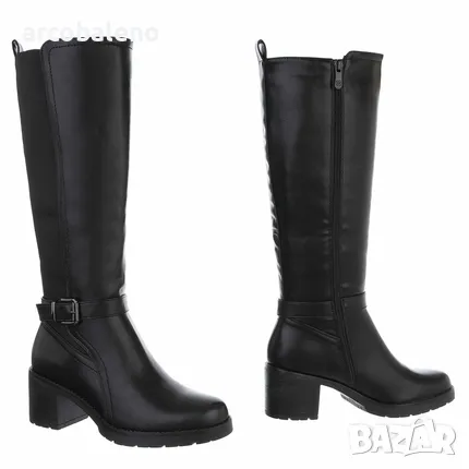Дамски ботуши на висок ток, 2цвята , снимка 9 - Дамски ботуши - 48393607